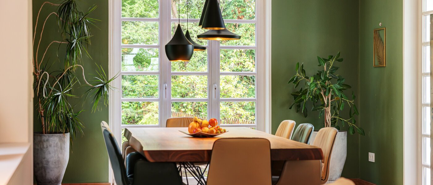 casa indipendente München Obermenzing 01 zona pranzo 14582