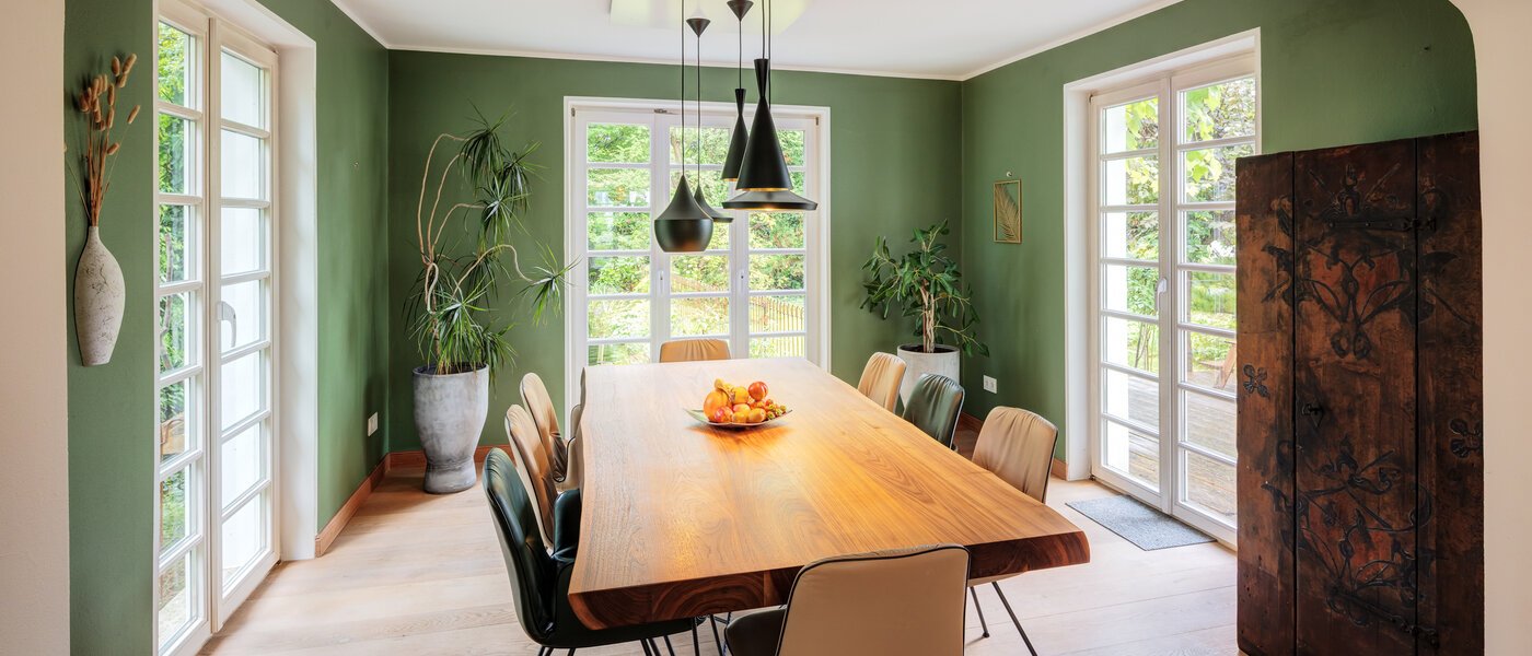 casa indipendente München Obermenzing 02 zona pranzo 14582