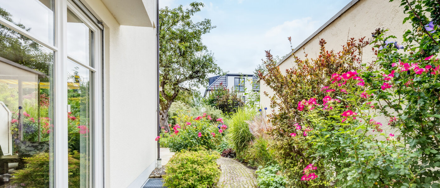 maisonette München Fasangarten 03 giardino 14585