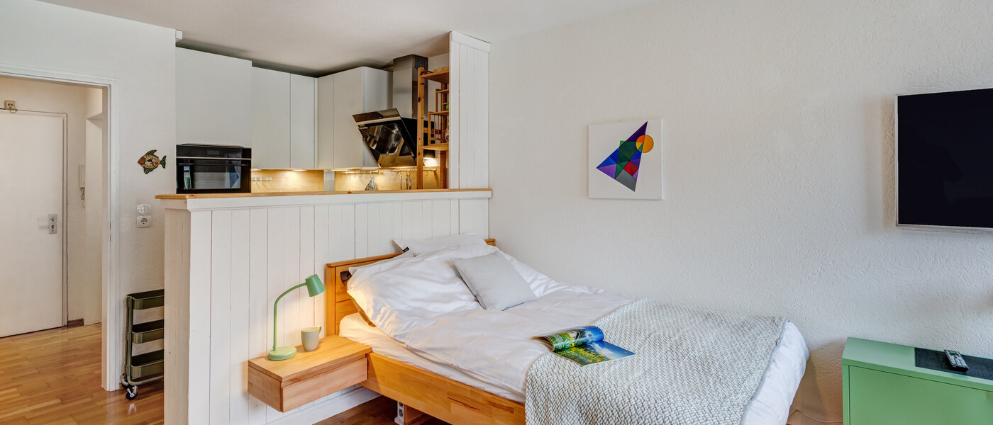 appartamento München Neuhausen 02 zona notte 14587