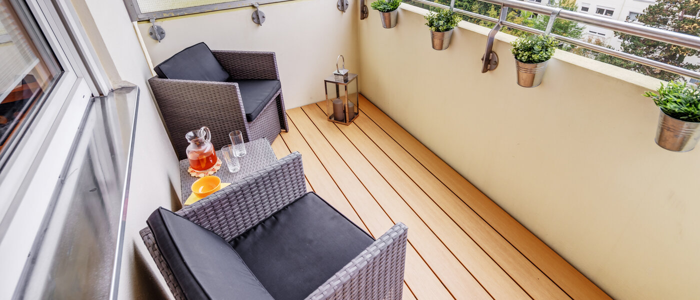 appartamento München Westkreuz 02 balcone 14594