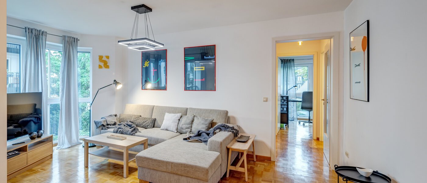 appartamento München Nymphenburg 01 soggiorno 14596