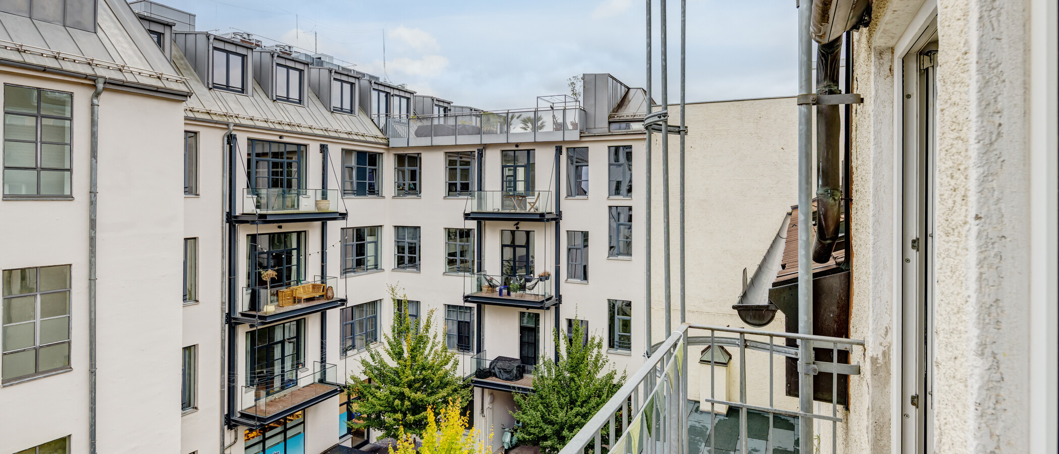 attico München Ludwigsvorstadt 01 balcone 14609