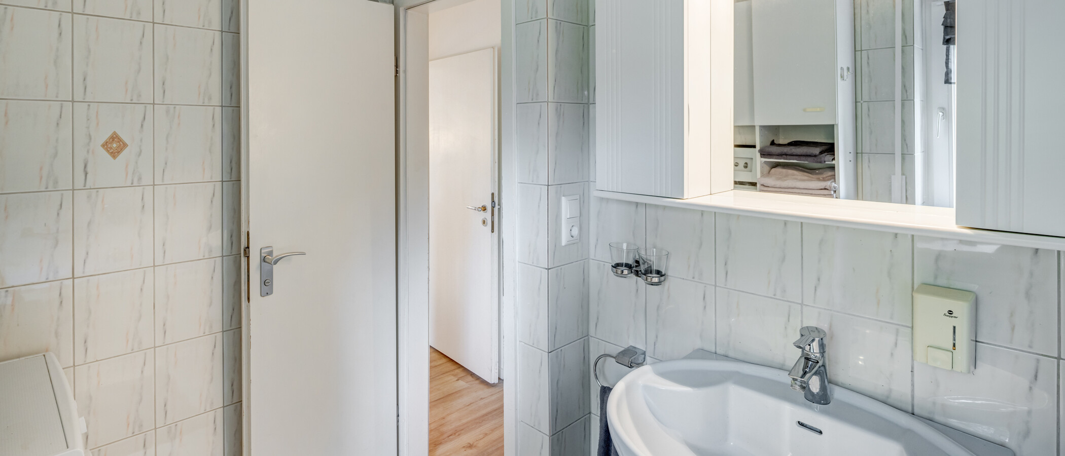 appartamento con giardino München Hadern 03 bagno 14610