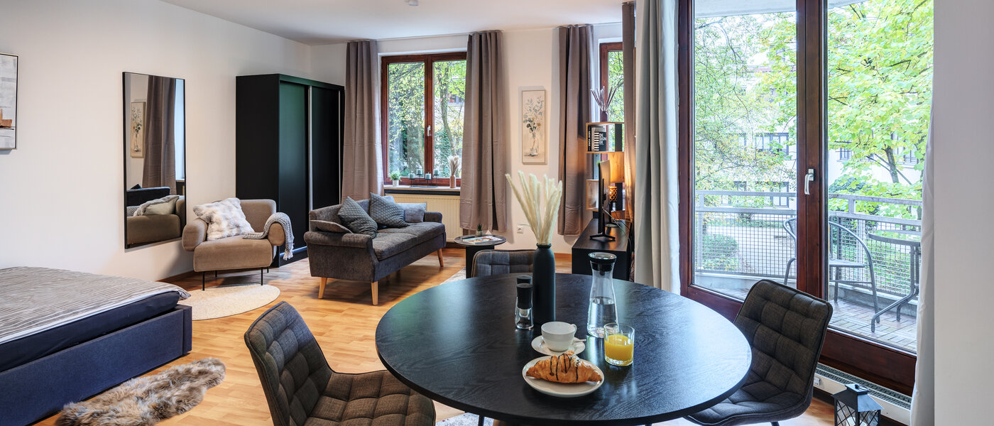 appartamento München Maxvorstadt - Westen 05 zona living 14611