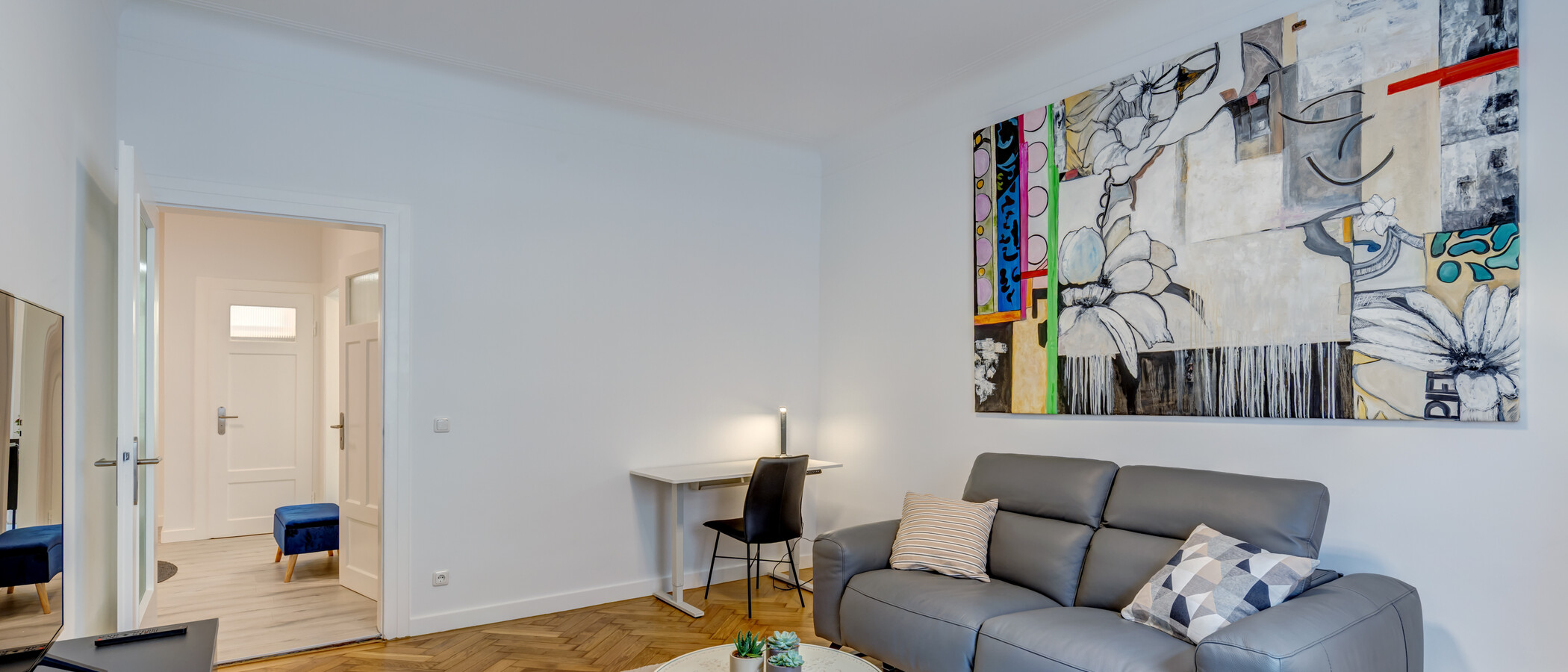 appartamento München Westend 04 zona living 14613