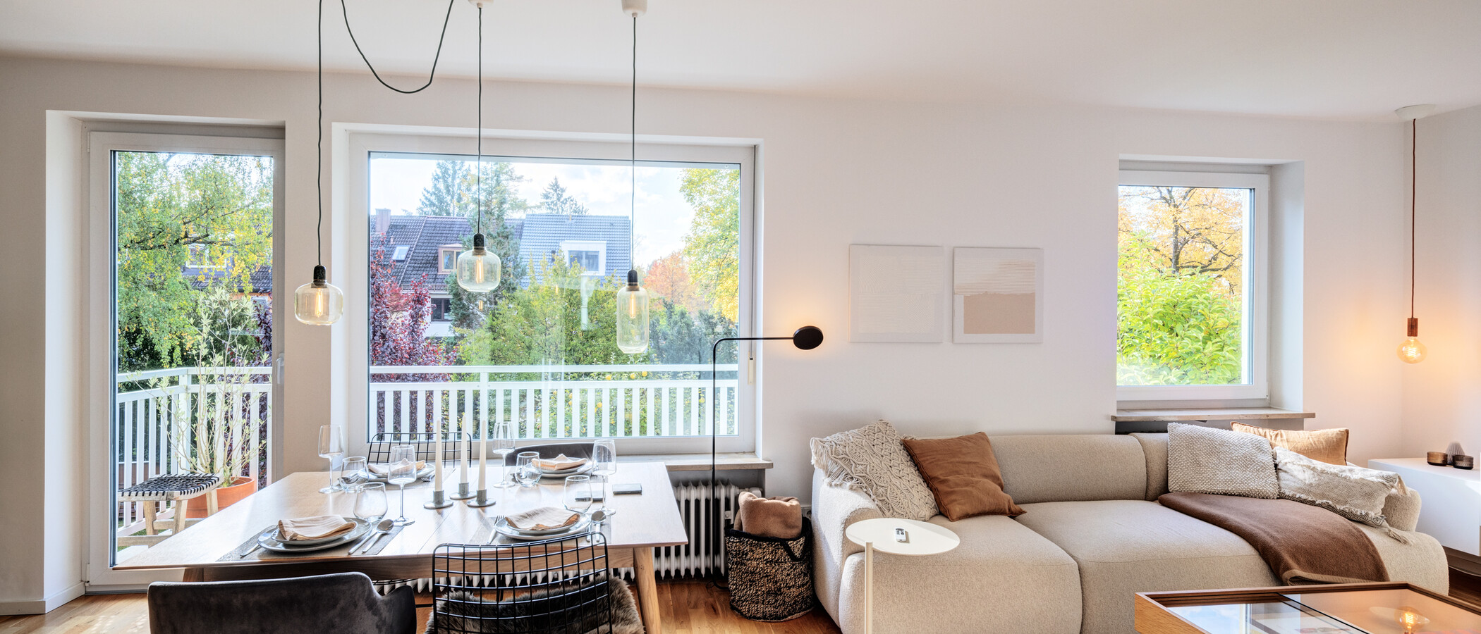 appartamento München Harlaching 02 zona living 14618