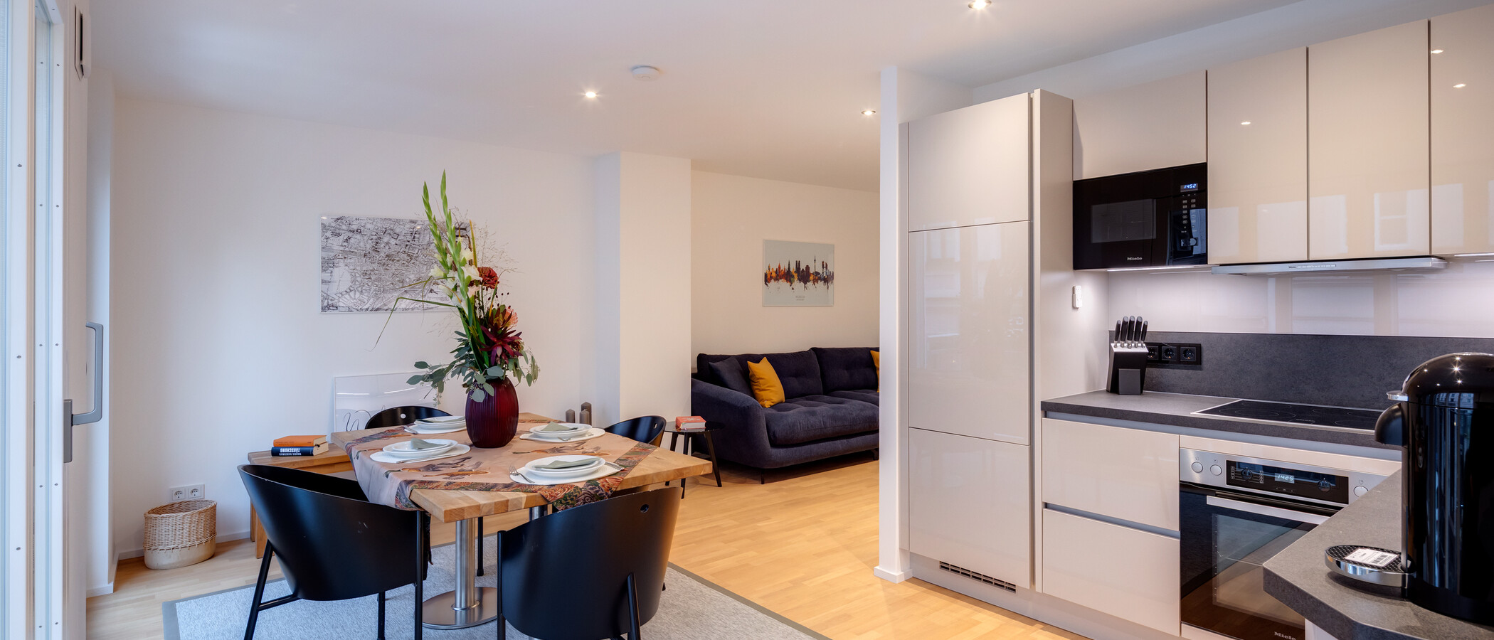 appartamento München Maxvorstadt 01 zona living 14633