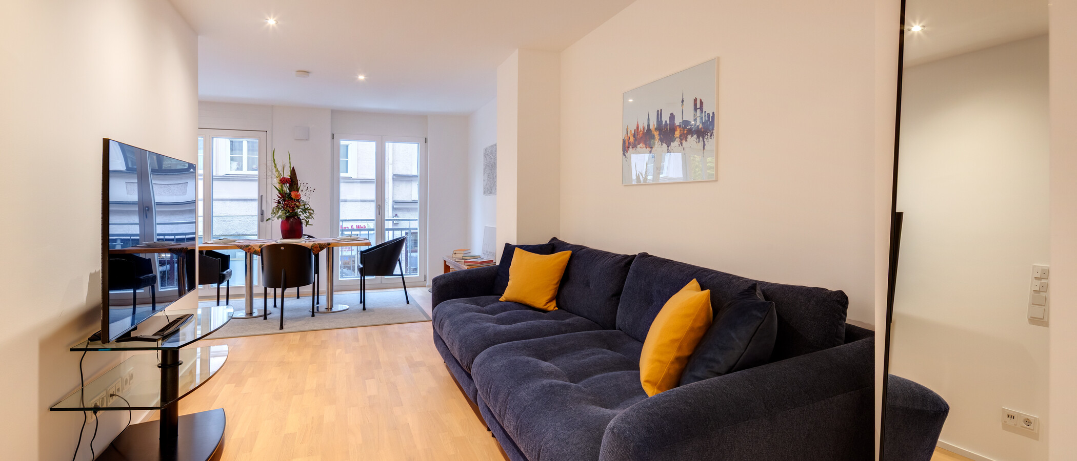 appartamento München Maxvorstadt 03 zona living 14633