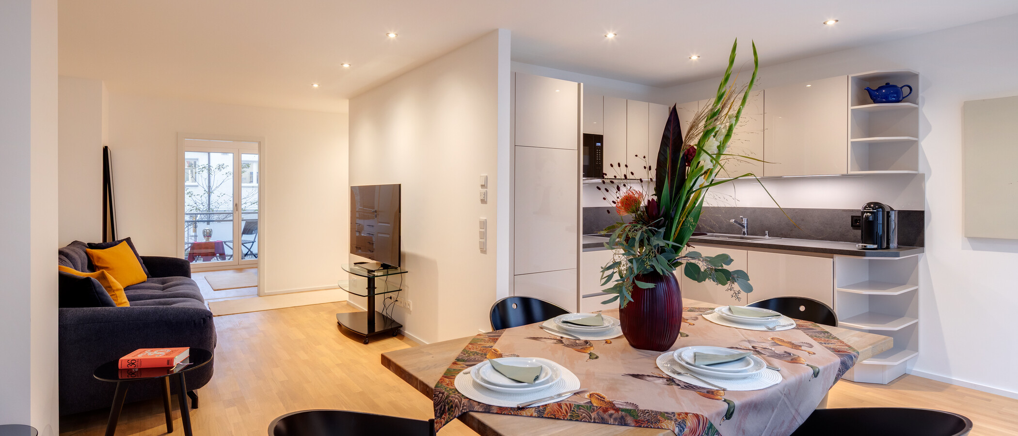 appartamento München Maxvorstadt 04 zona living 14633