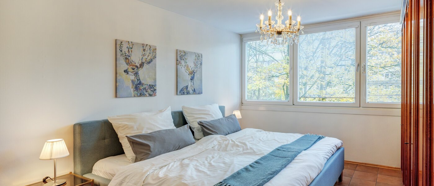 appartamento München Bogenhausen 01 camera da letto 14639