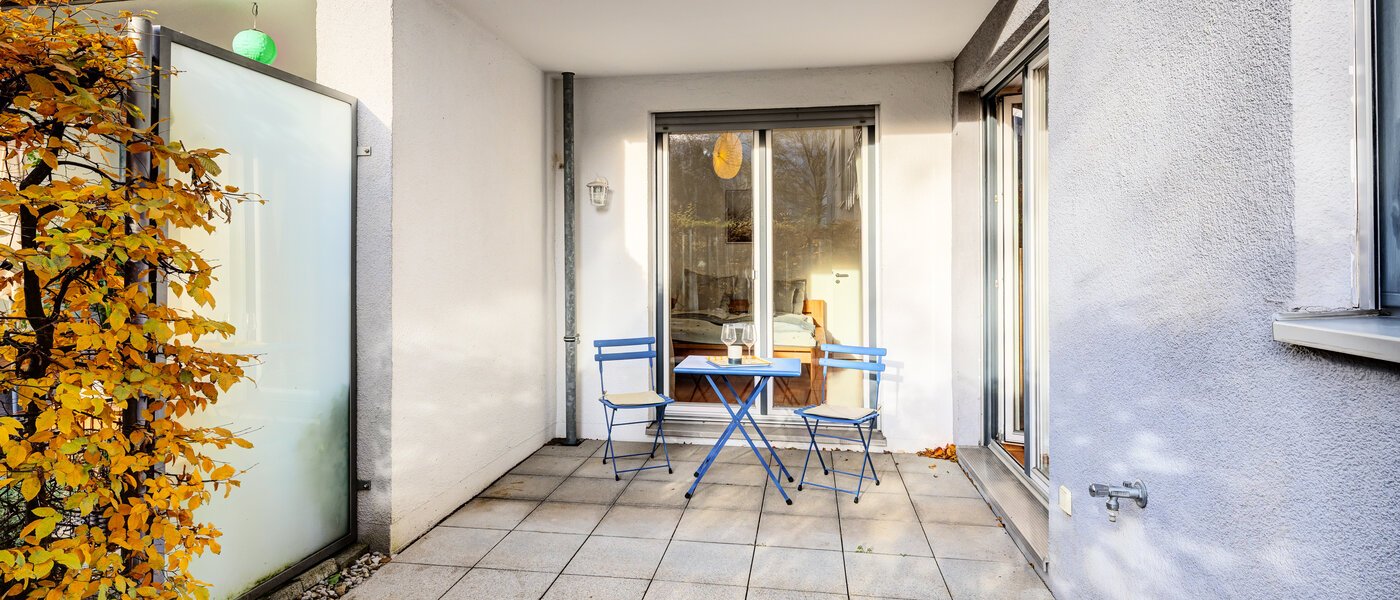 appartamento München Parkstadt Schwabing 01 terrazza 14647