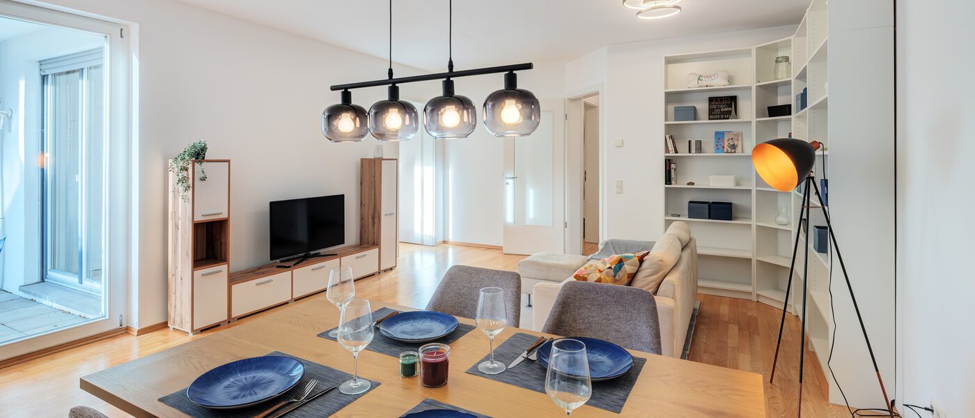 appartamento München Parkstadt Schwabing 03 zona living 14647