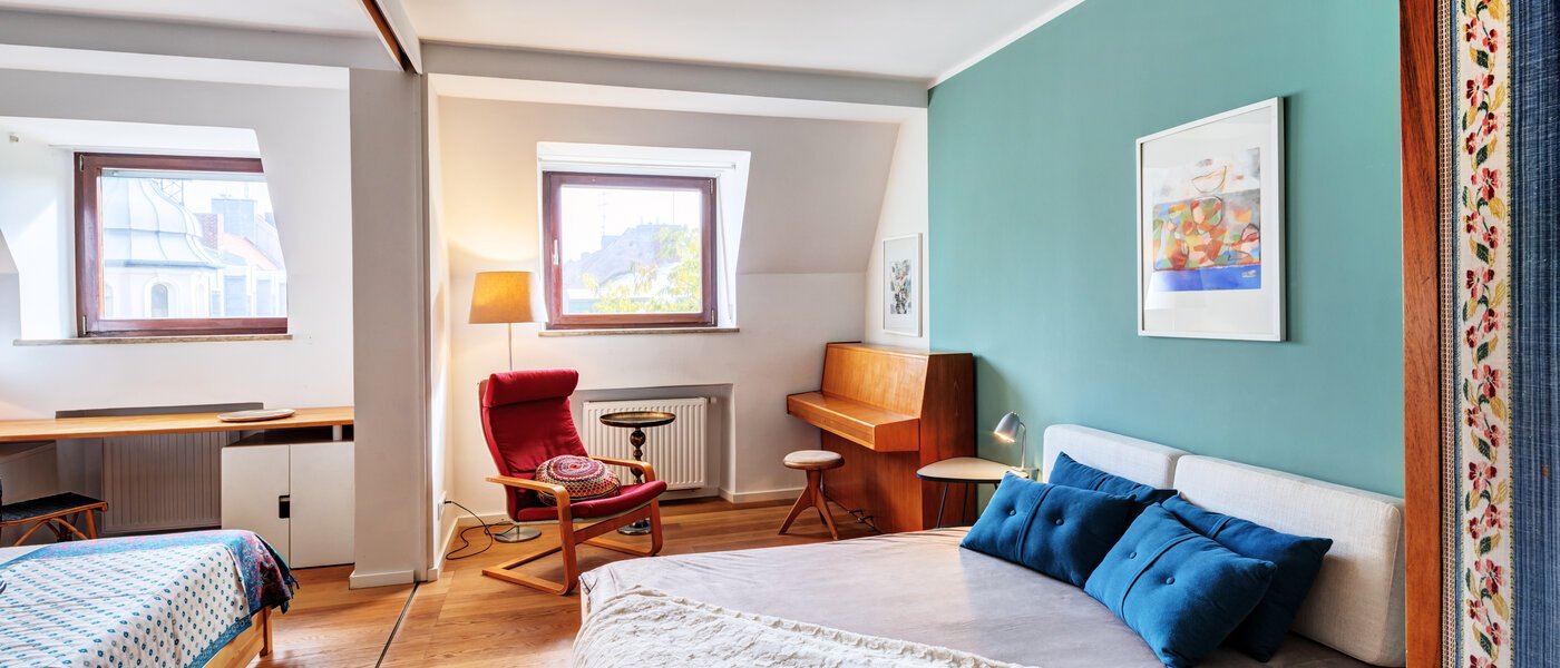 attico München Haidhausen 02 2° camera da letto 14648