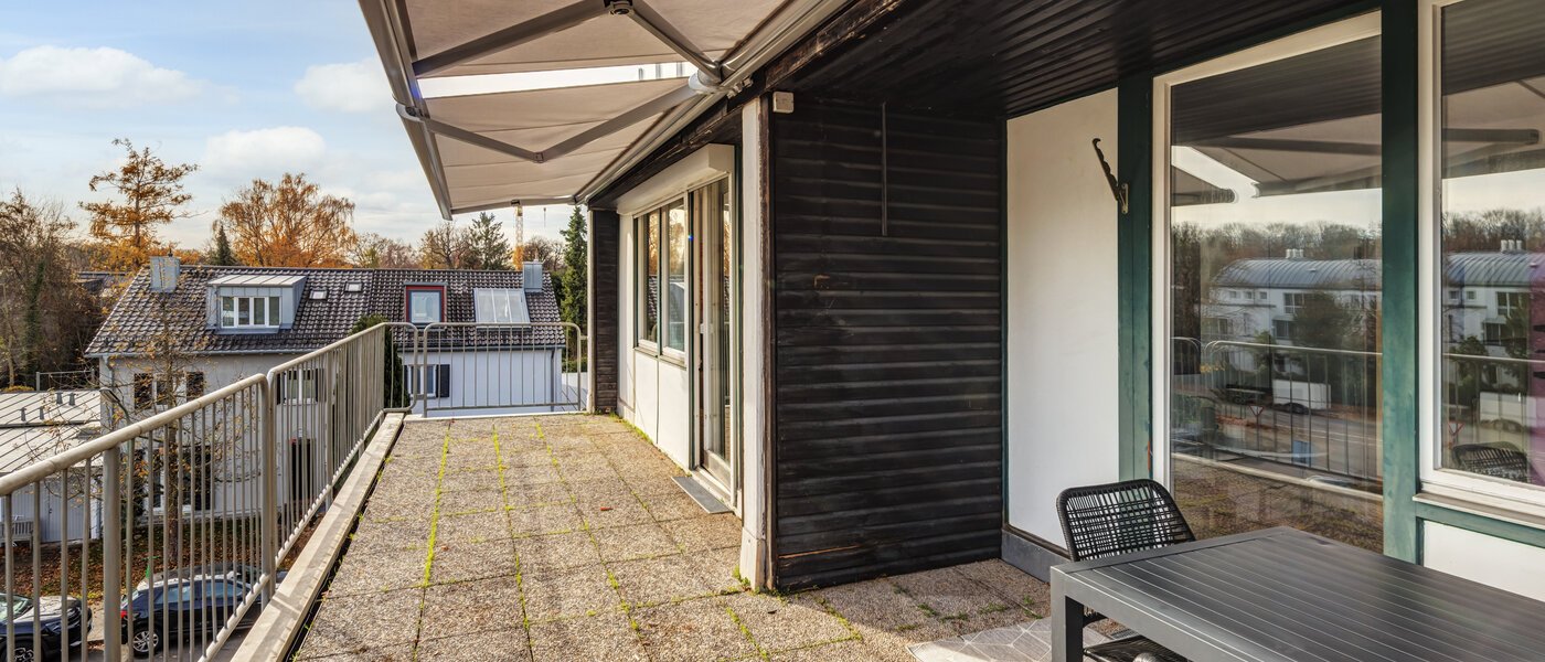 appartamento München Herzogpark 02 2° terrazza sul tetto 14652