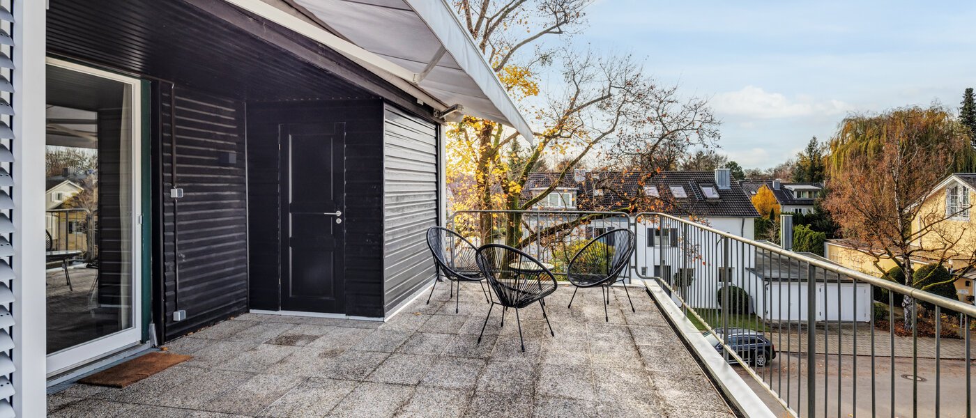 appartamento München Herzogpark 03 1° terrazza sul tetto 14652