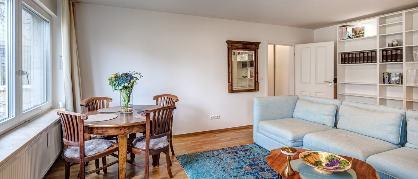 appartamento München Nymphenburg 01 soggiorno 14655