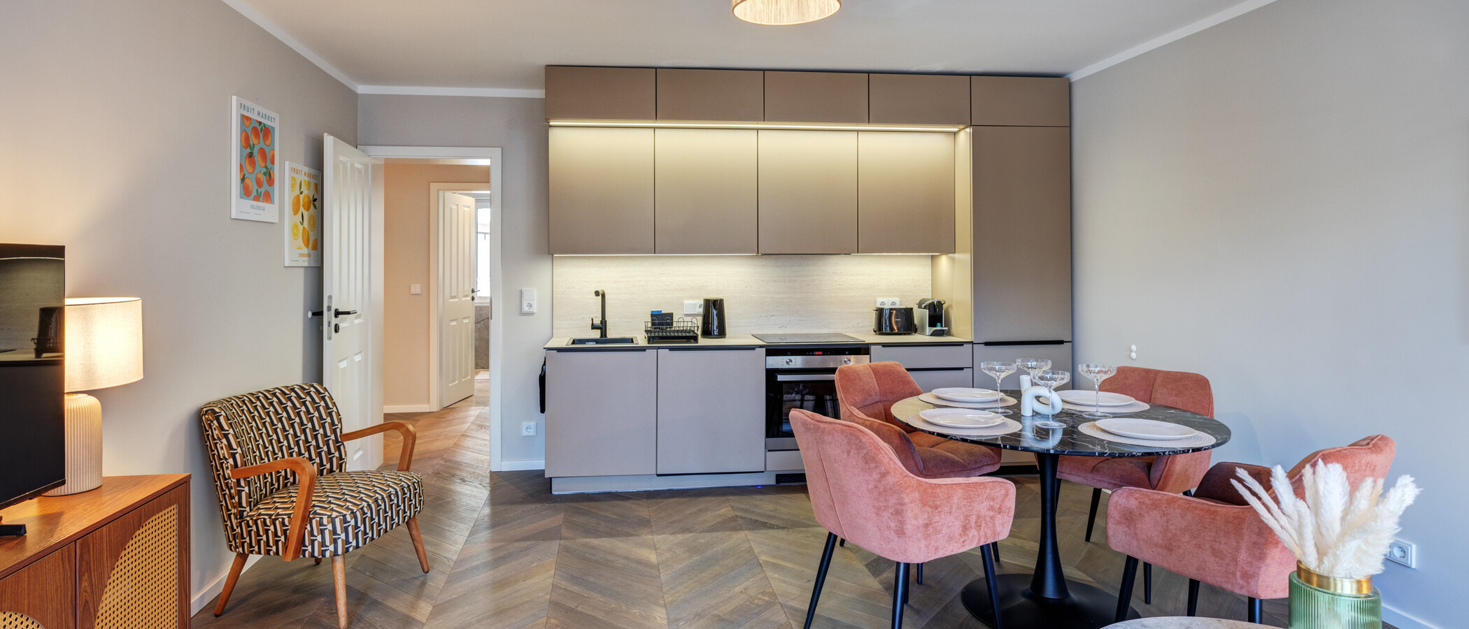 appartamento München Nymphenburg 04 zona living 14667