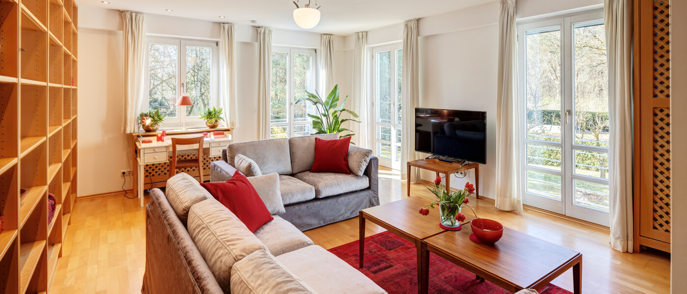 appartamento München Fasangarten 01 zona living 14668