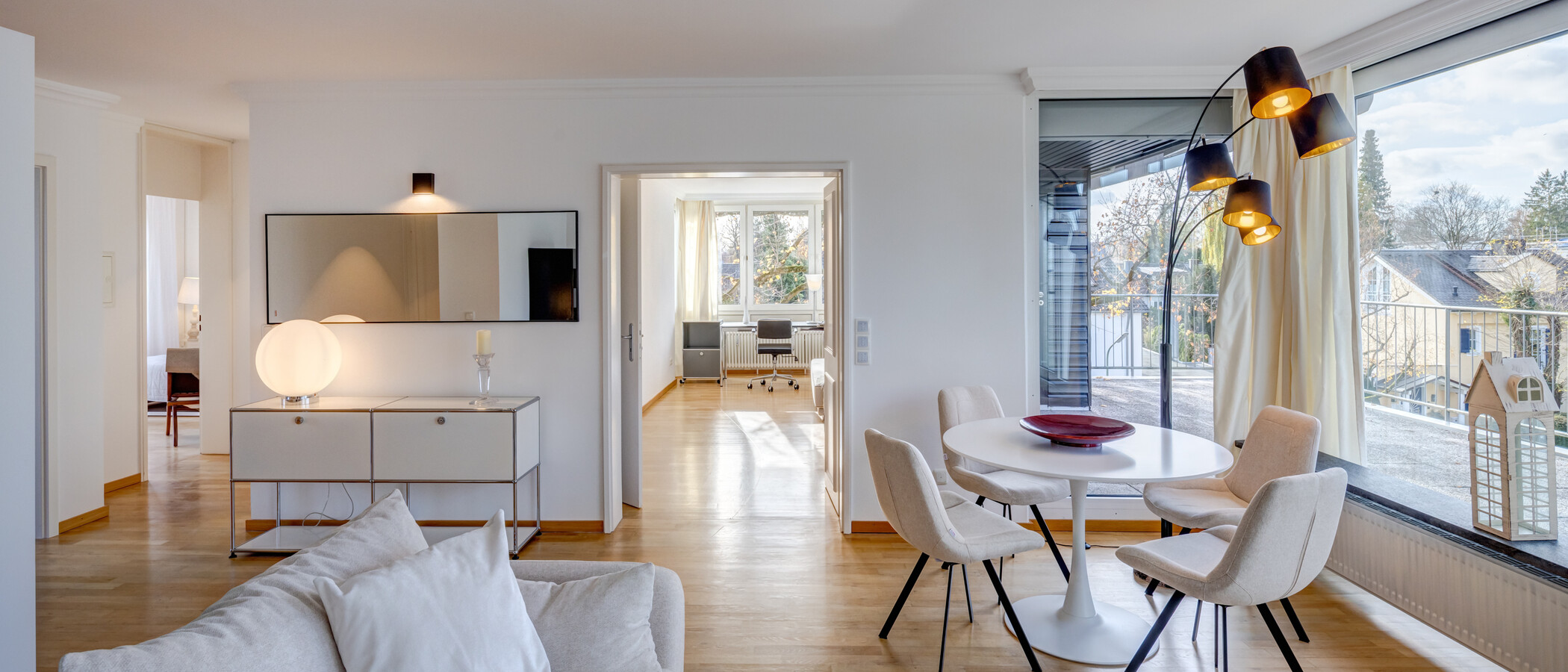appartamento München Herzogpark 01 zona living 14676