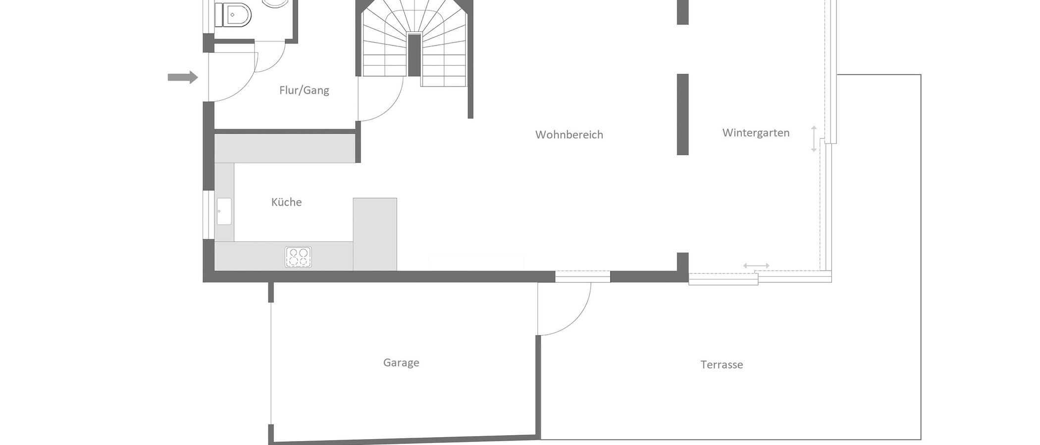 casa indipendente München Neuaubing 01 planimetria 14678
