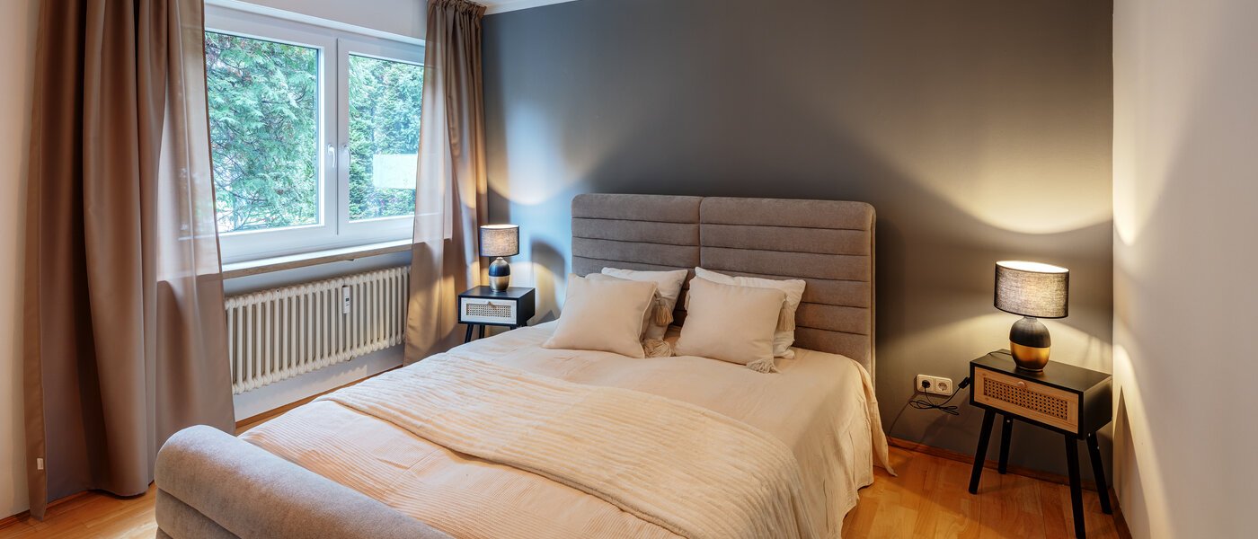 appartamento München Solln 01 camera da letto 14682