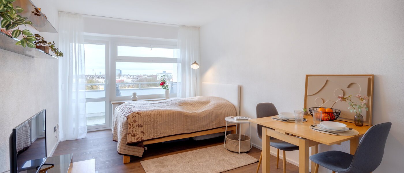 abitazione München Oberföhring 01 zona living 14689