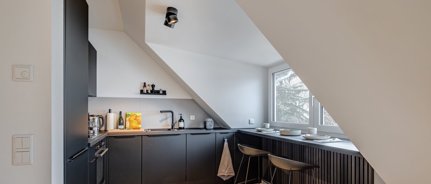 attico München Allach 02 cucina 14692