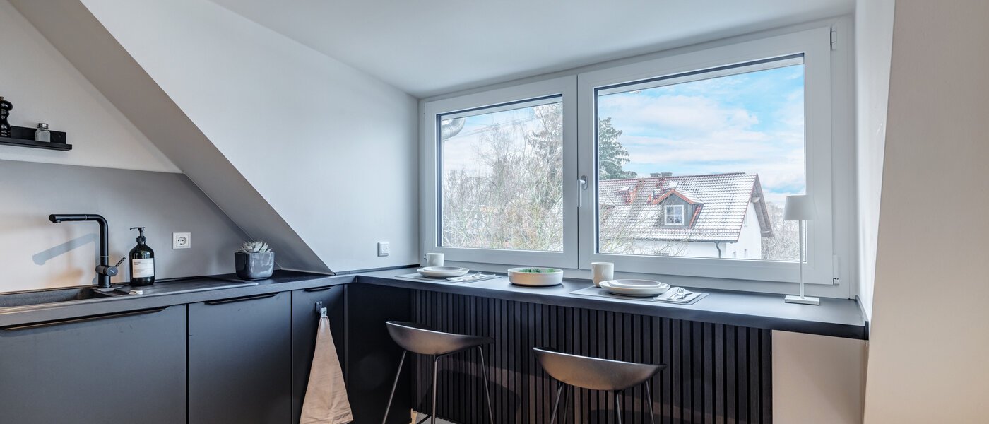 attico München Allach 03 cucina 14692