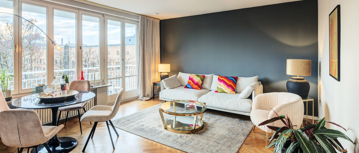 appartamento München Maxvorstadt - Universitätsviertel 01 zona living 14693