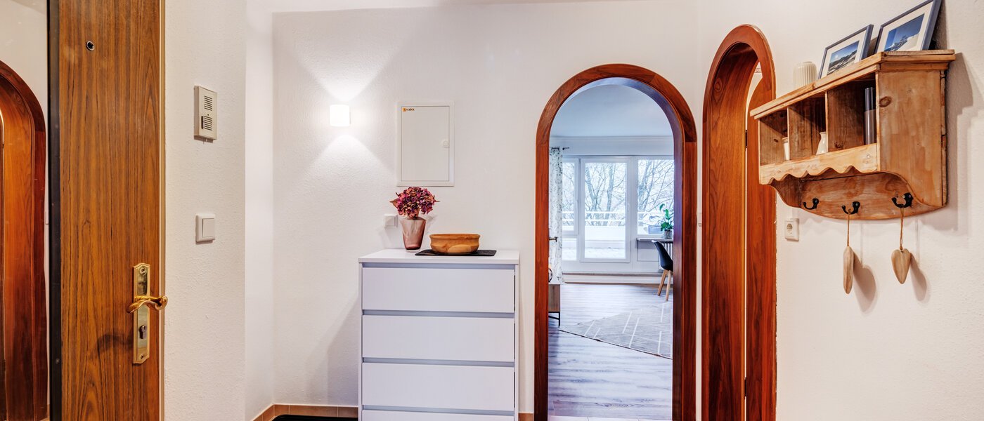 attico con terrazzo München Nymphenburg 03 ingresso/corridioio 14694