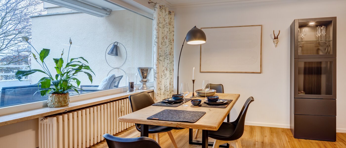 attico con terrazzo München Nymphenburg 02 soggiorno 14694