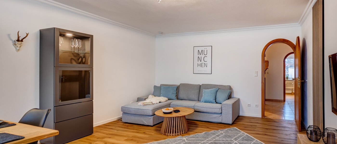 attico con terrazzo München Nymphenburg 03 soggiorno 14694
