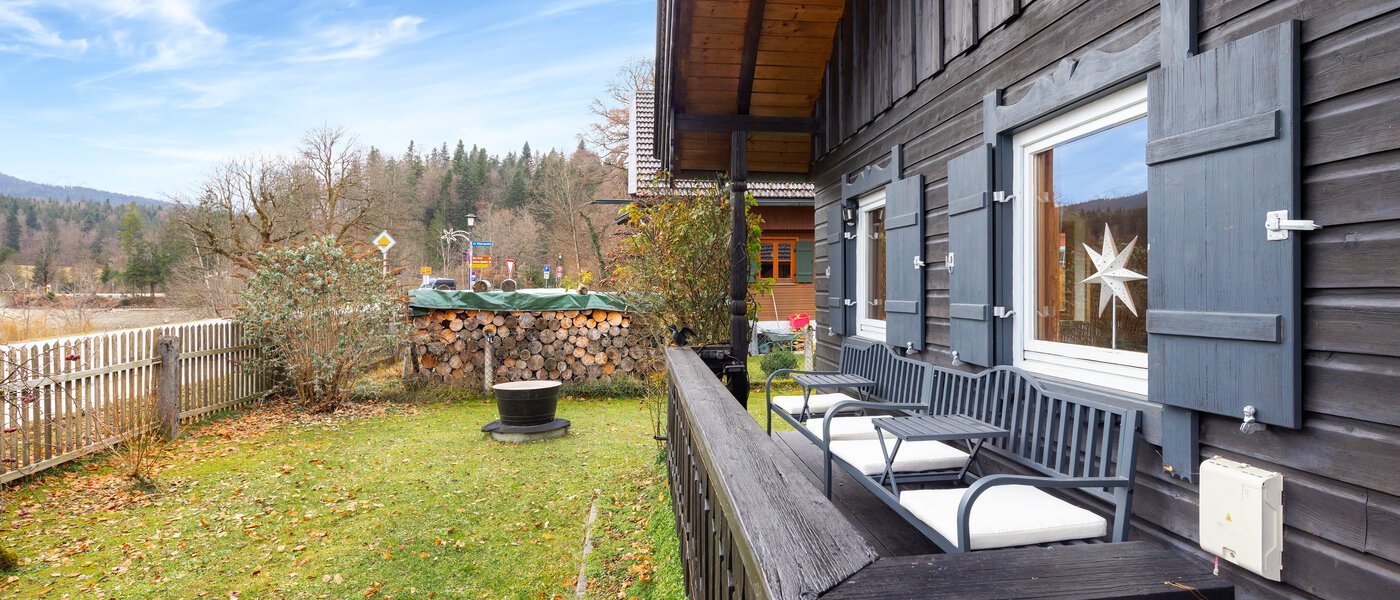 appartamento Kochel am See 02 giardino 14704