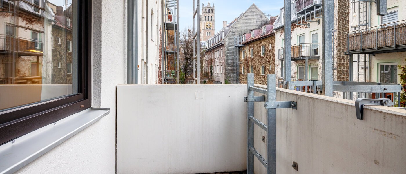 appartamento München Glockenbachviertel 01 balcone 14711