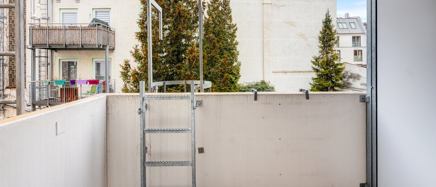 appartamento München Glockenbachviertel 02 balcone 14711