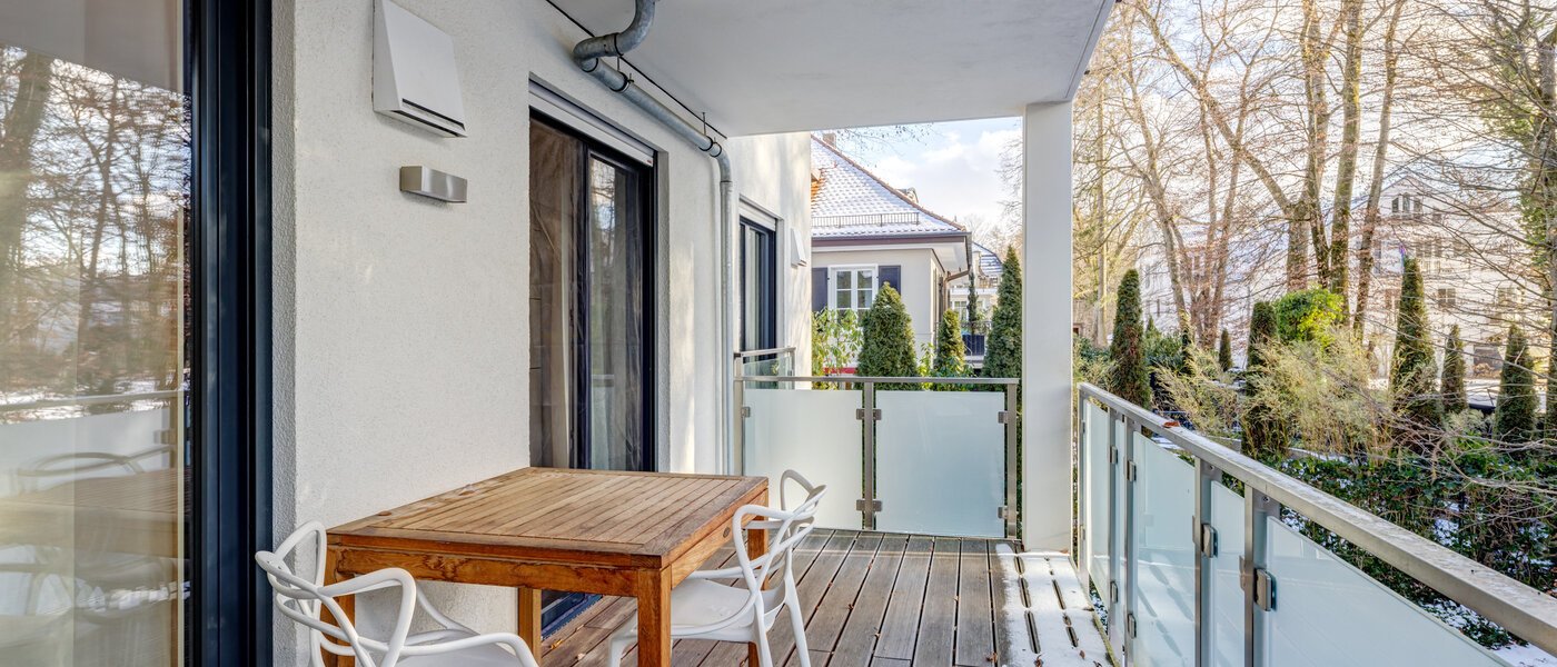 appartamento München Harlaching 01 balcone 14713