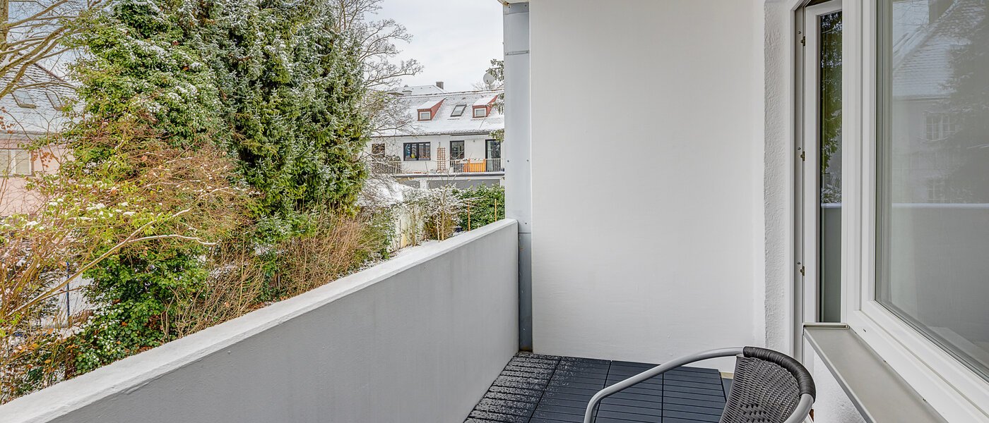 appartamento München Schwabing (links der Leopoldstraße) 03 balcone 14718