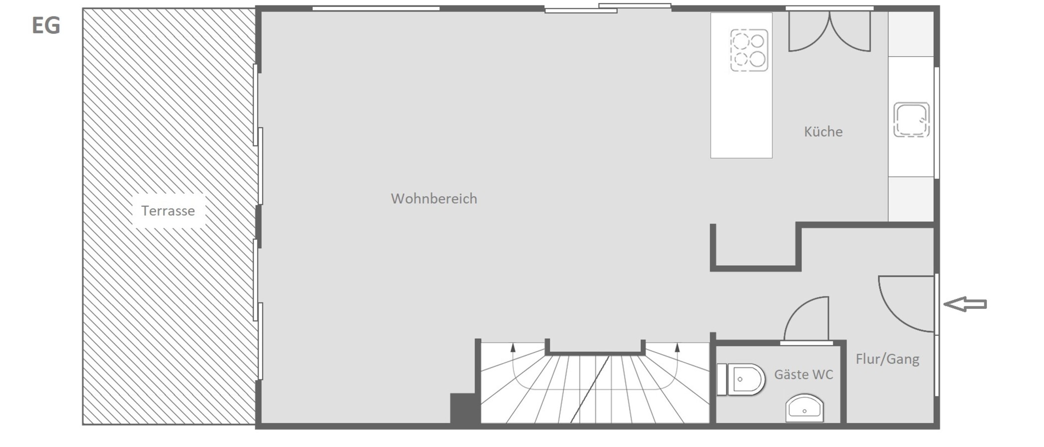 casa a schiera München Pasing 01 planimetria 14721