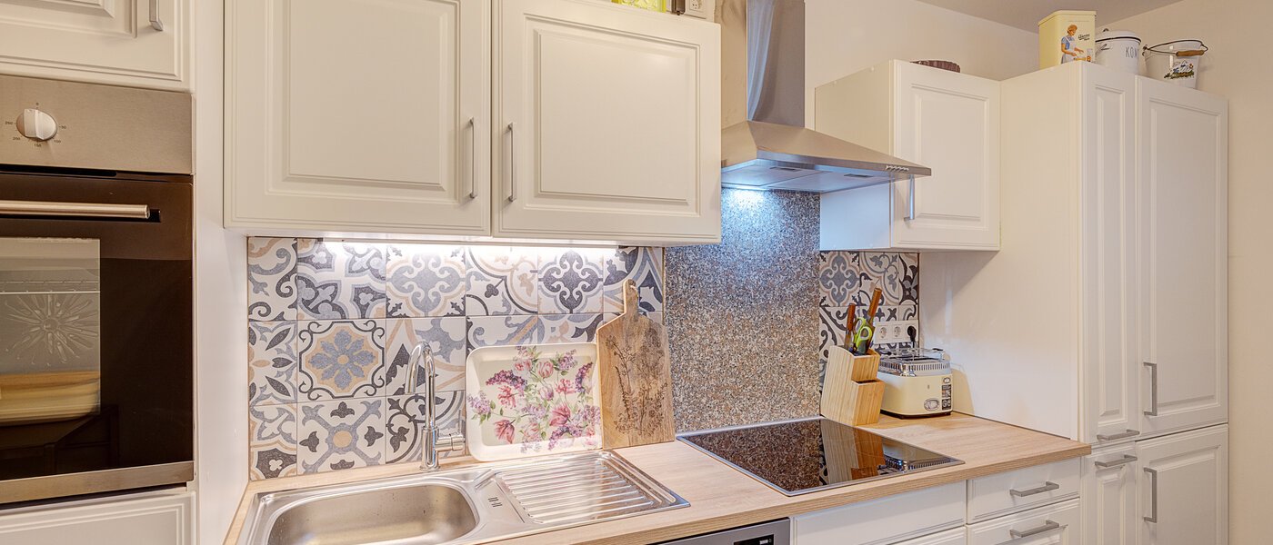 appartamento con giardino München Solln 02 cucina 14725