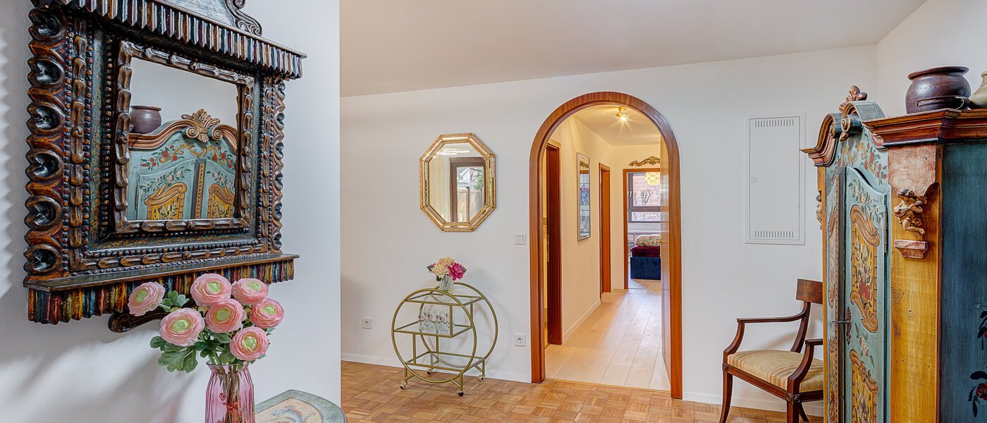 appartamento con giardino München Solln 01 ingresso/corridioio 14725