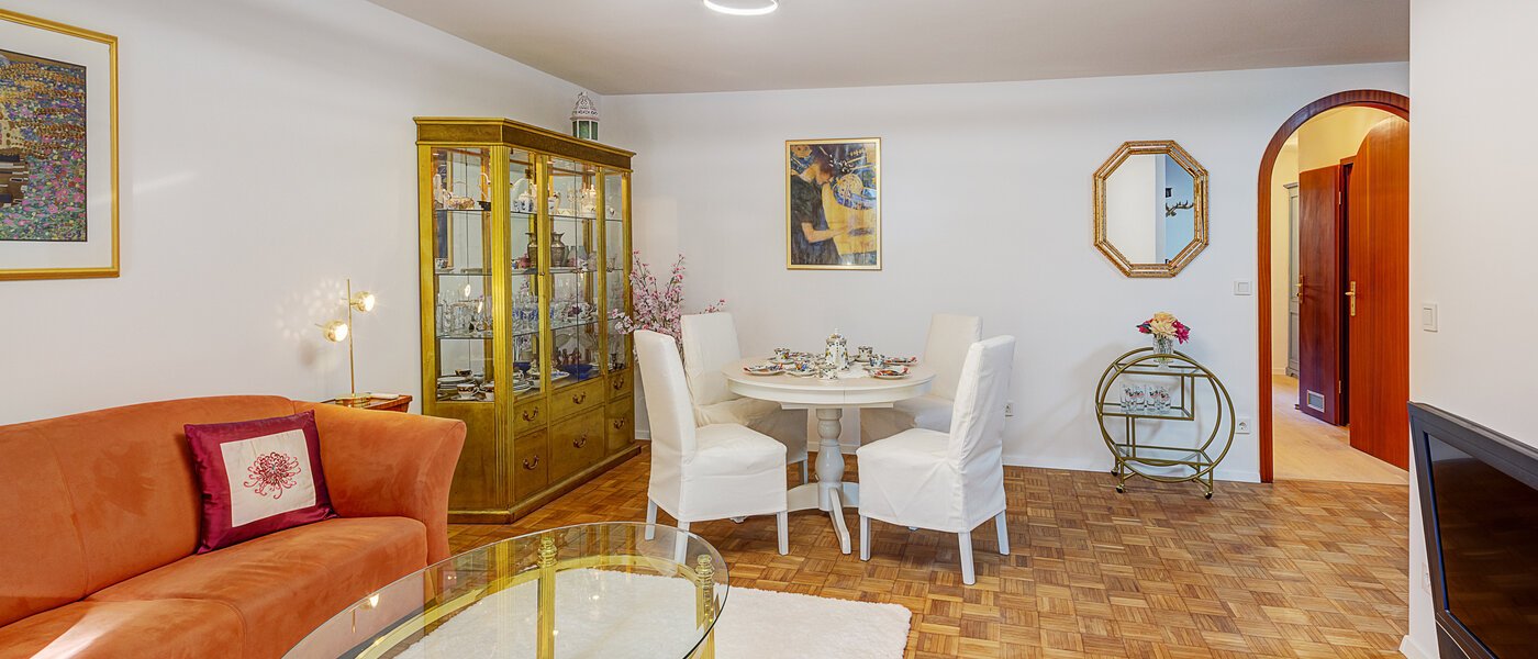 appartamento con giardino München Solln 02 zona living 14725