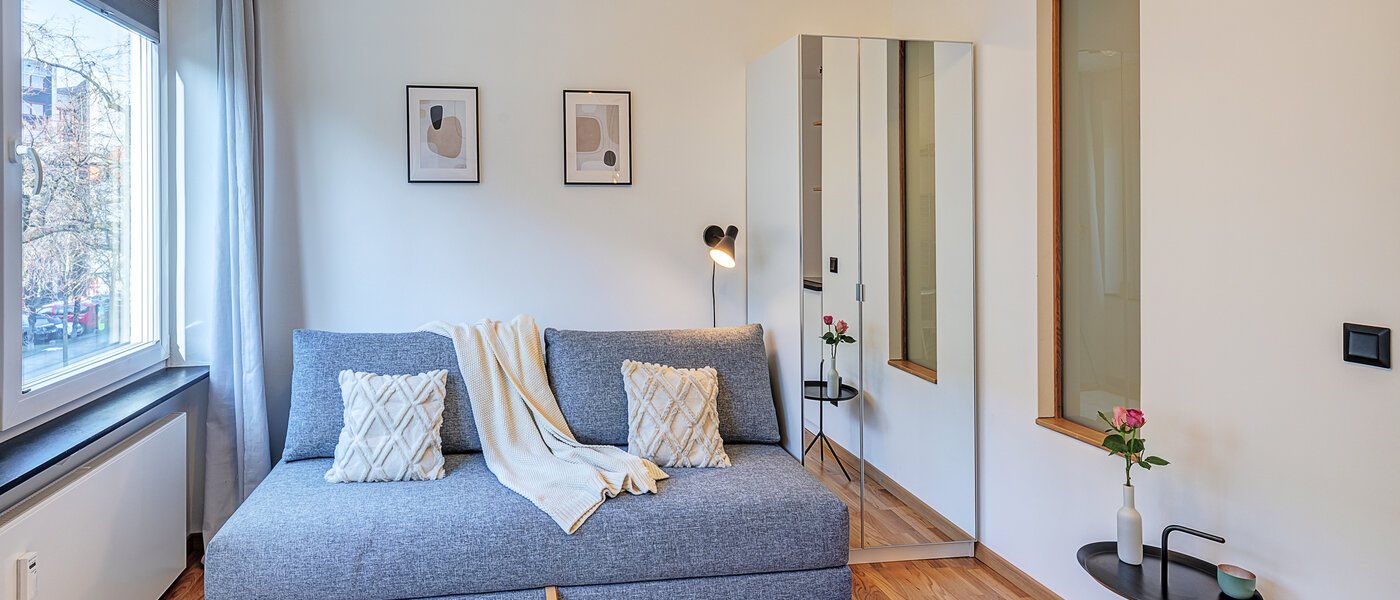 abitazione München Schwabing-West 02 zona living 14728