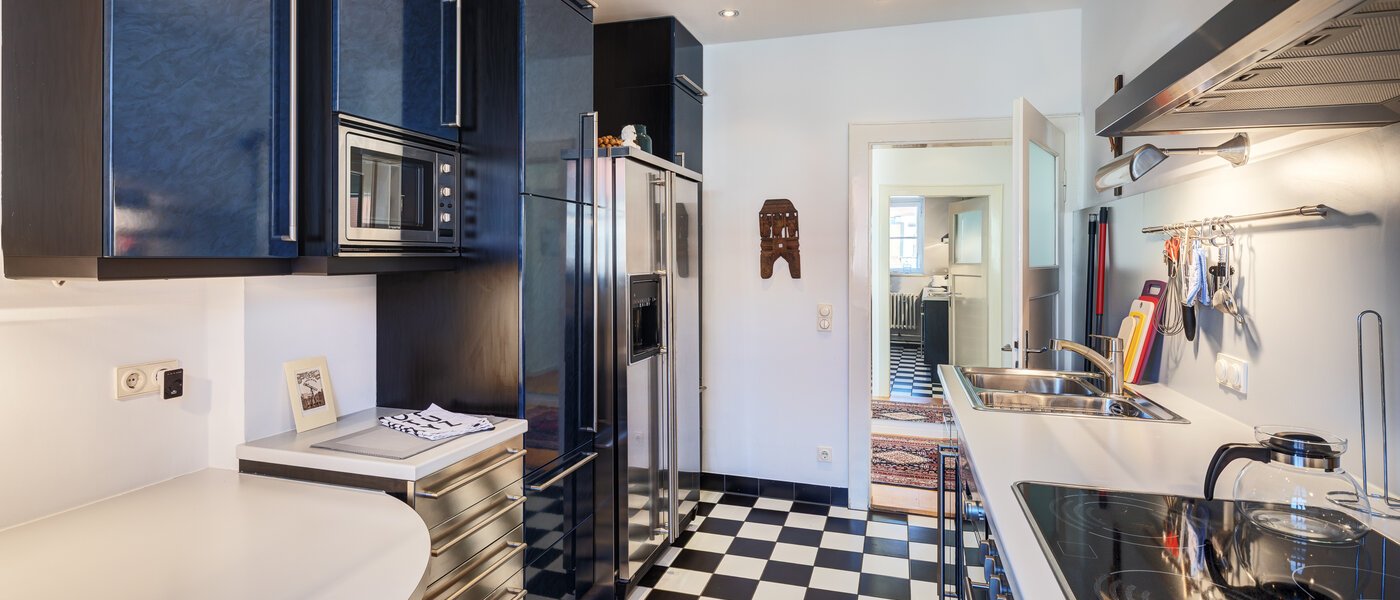 attico con terrazzo München Schwabing-West 03 cucina 14731