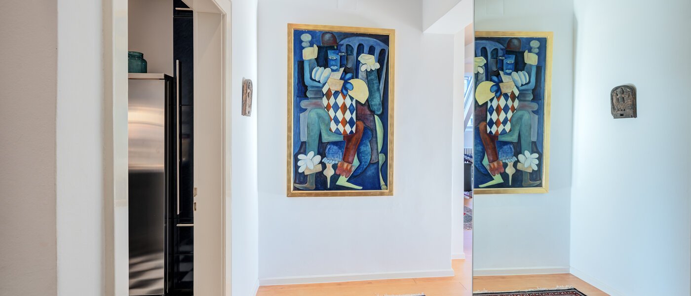 attico con terrazzo München Schwabing-West 02 ingresso/corridioio 14731