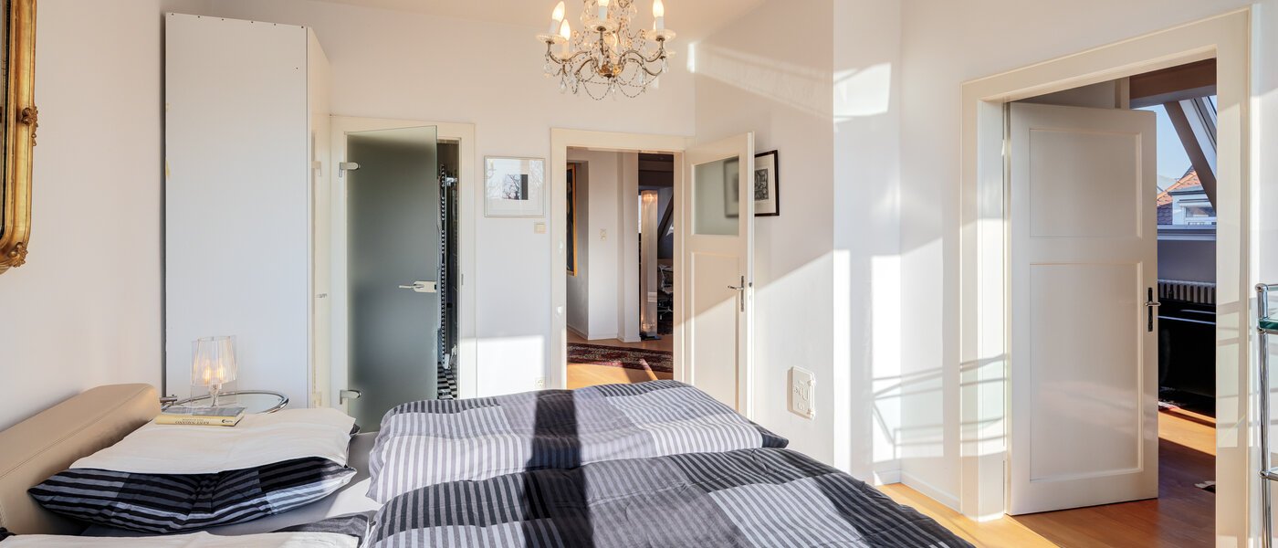 attico con terrazzo München Schwabing-West 03 camera da letto 14731