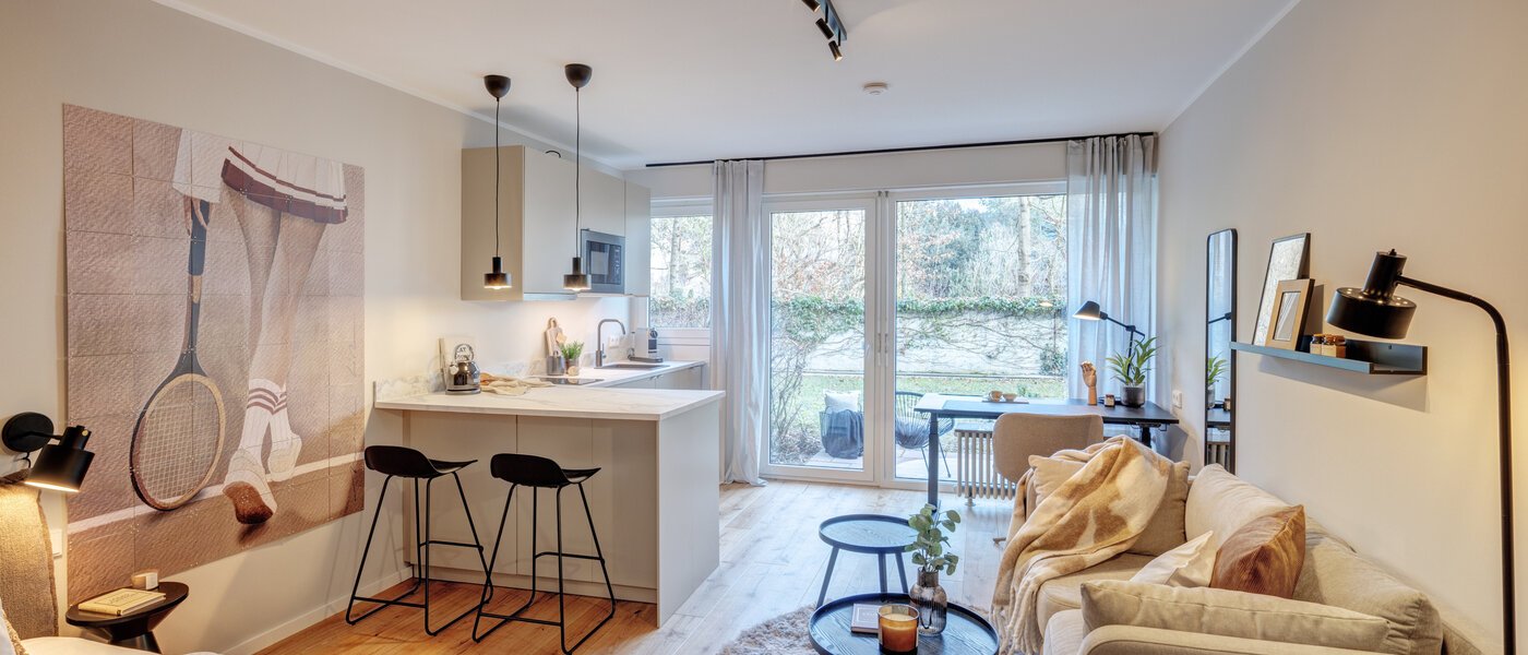 appartamento München Schwabing - Alte Heide 01 zona living 14736