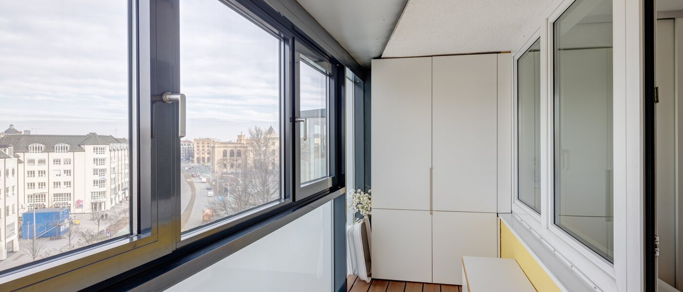 appartamento München Lehel 01 balcone 14739