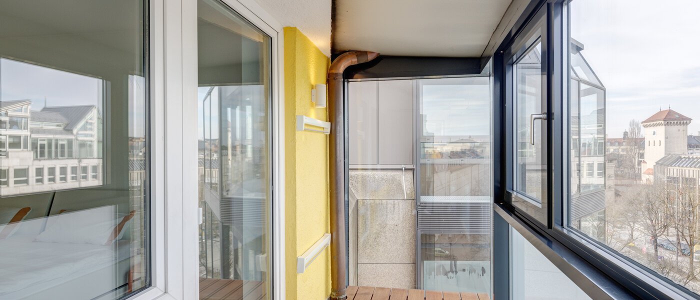 appartamento München Lehel 02 balcone 14739