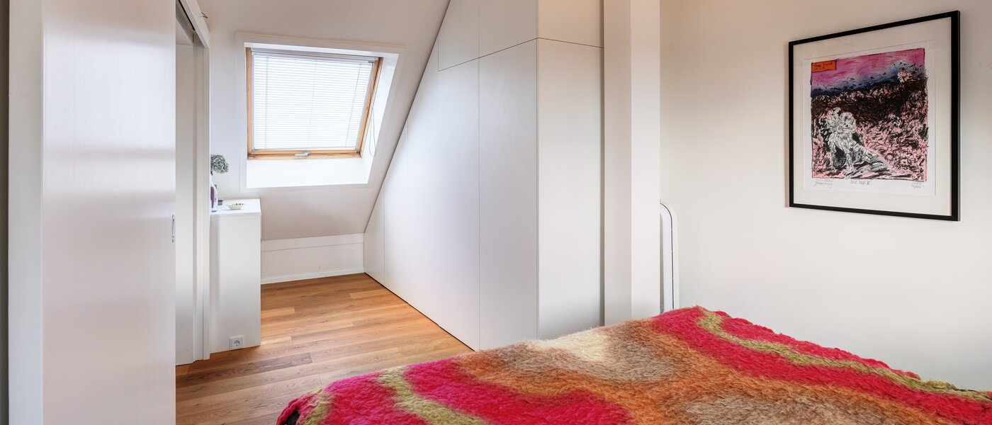 attico con terrazzo München Haidhausen 02 camera da letto 14748